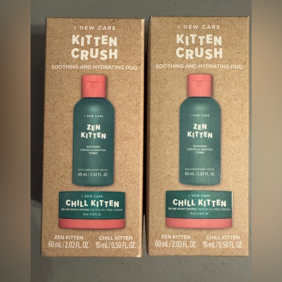 NIB I Dew Care Kitten Crush Zen Kitten Chill Kitten K Beauty Bundle Set - Picture 1 of 4